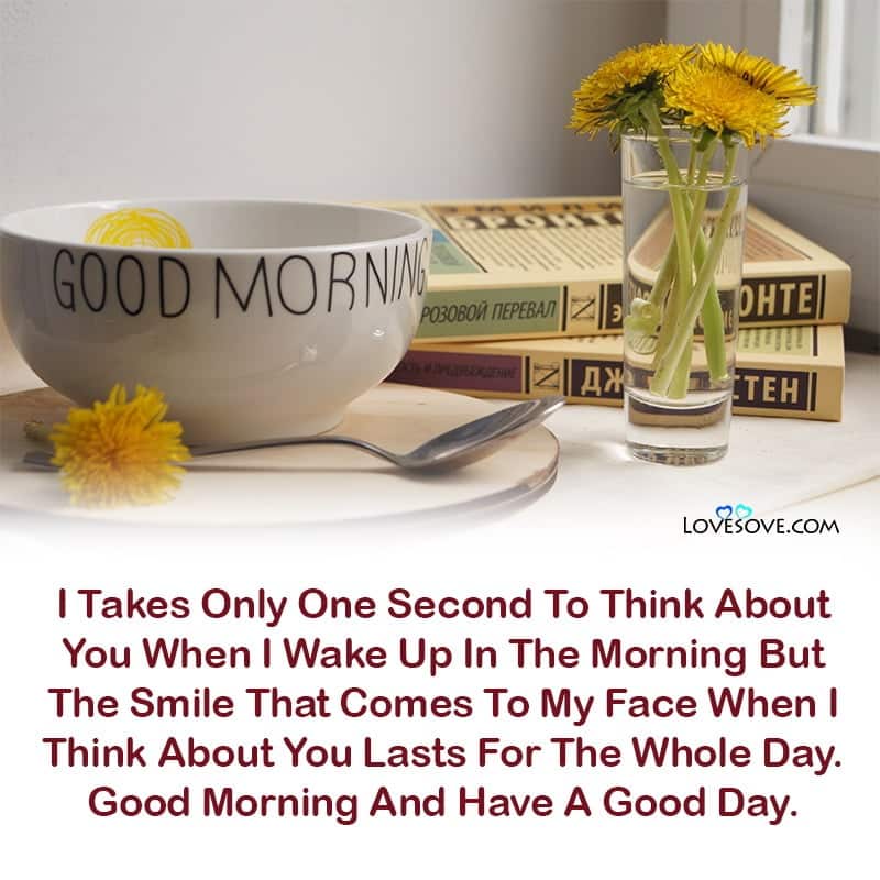 Good Morning Thoughts Message Lovesove