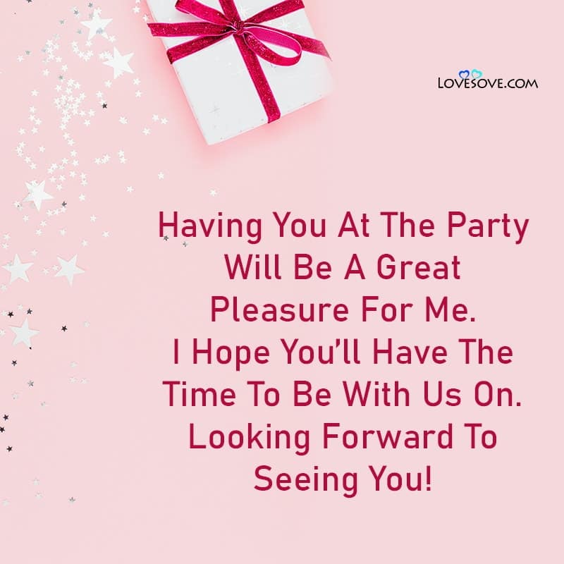 Party Invitation Messages, Birthday Party Invitation Messages