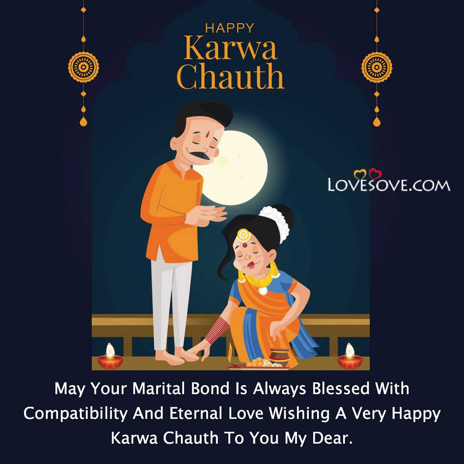 karva chauth best status lovesove, indian festivals wishes