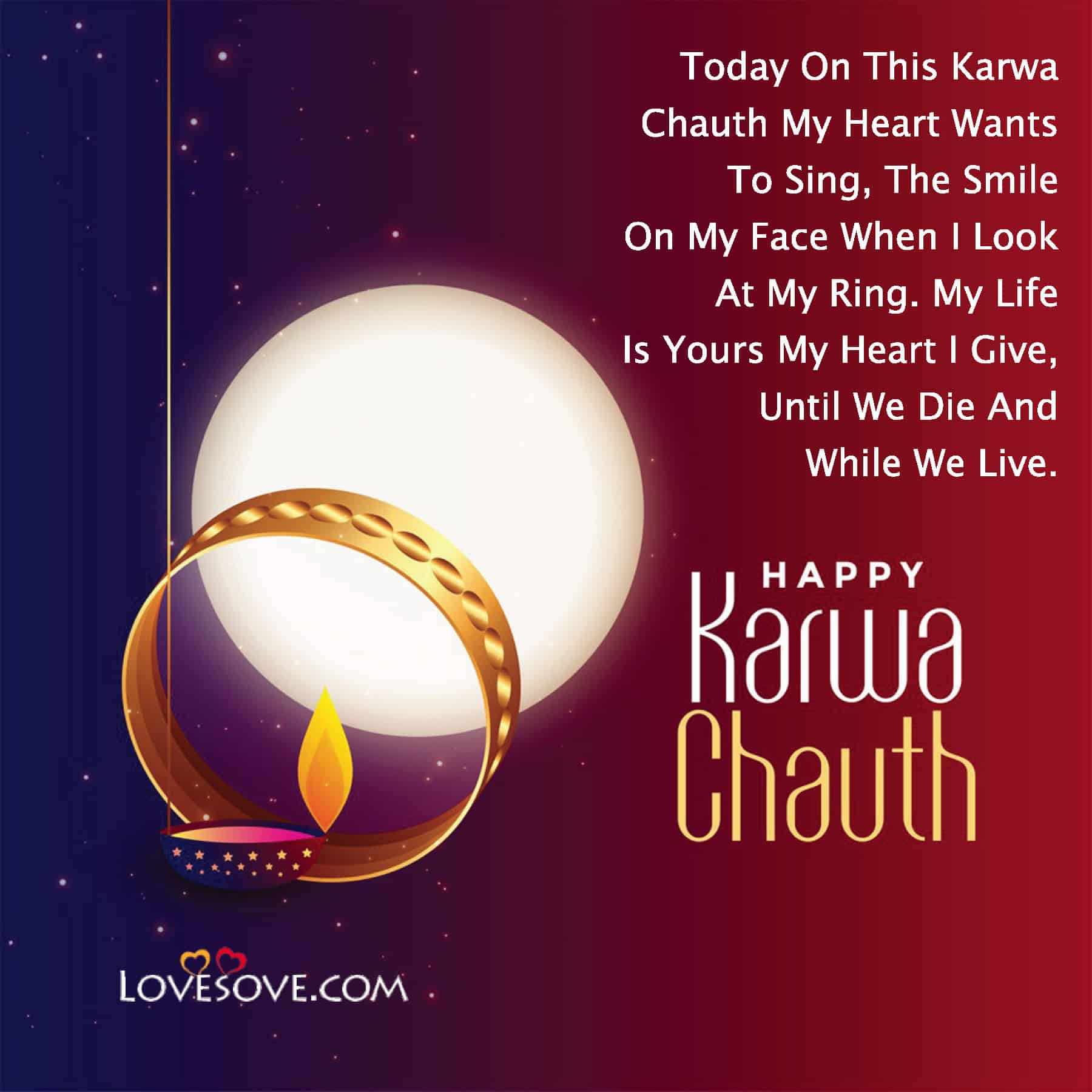 Karwa Chauth Best Wishes Lovesove