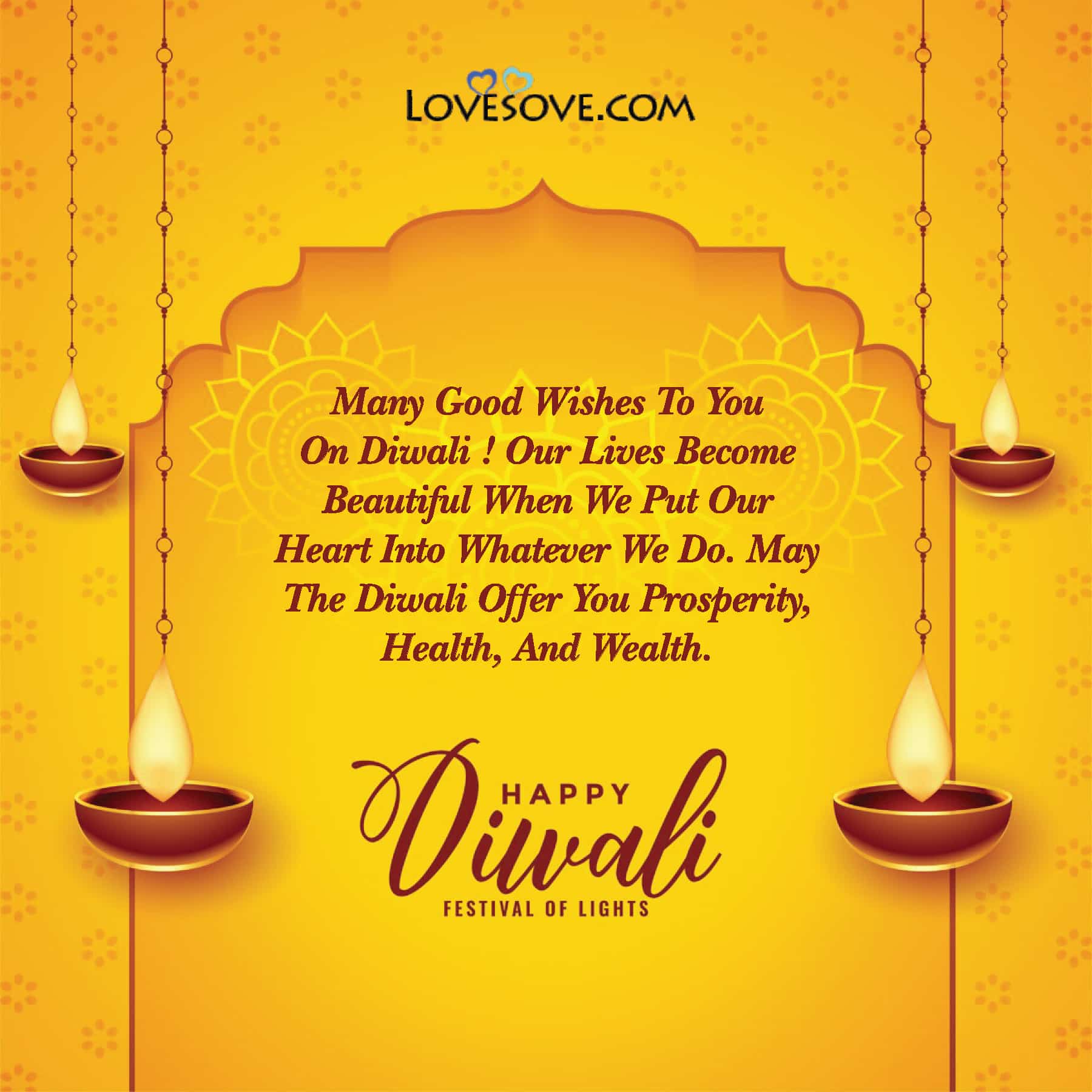 Sweet Happy Diwali Wishes Quotes for Friends and Family