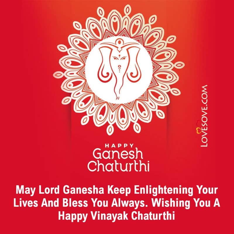 ganpati bappa morya quotes lovesove, indian festivals wishes
