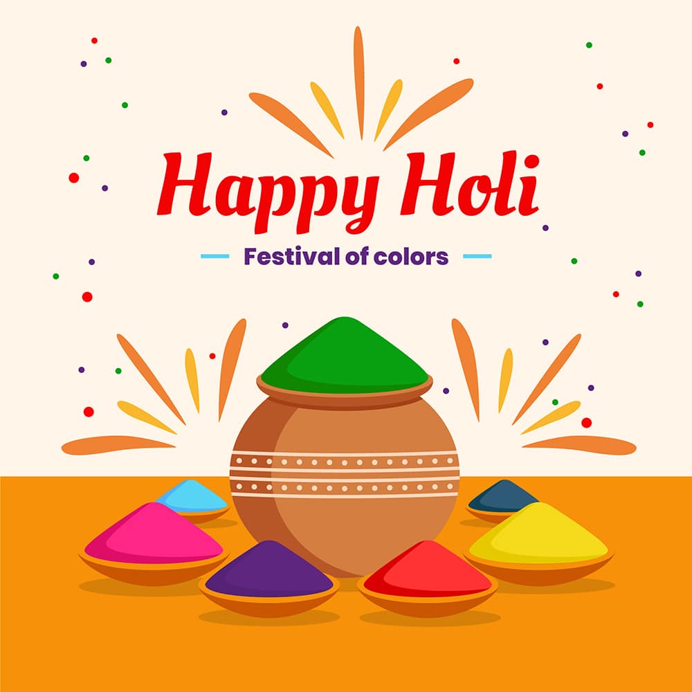 Happy Holi Images 2023 HD Wallpaper Greeting Wishes