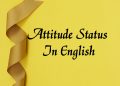 attitude status in english, royal attitude status in english